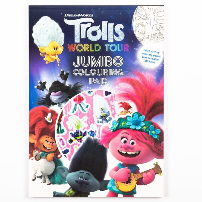 Trolls 2 Jumbo - Set de colorat (3180/TRJC)